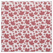 Tissu Motif Feuille de Red Maple (Échantillon)