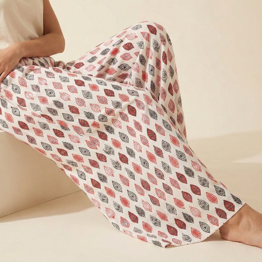 Tissu Motif Feuille minimaliste simple