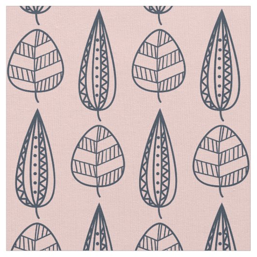 Tissu Motif feuille moderne (Fermer)