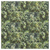 Tissu Motif feuille vert (Échantillon)