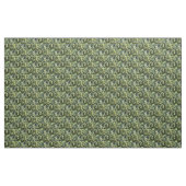 Tissu Motif feuille vert (Yard)