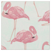 Tissu Motif Flamants roses roses (Fermer)