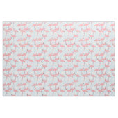 Tissu Motif Flamants roses roses (Fat Quarter)