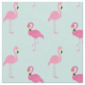 Tissu Motif Flamants roses roses (Fermer)