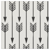 Tissu Motif Flèches noir et blanc (Fermer)