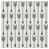 Tissu Motif Flèches noir et blanc (Échantillon)