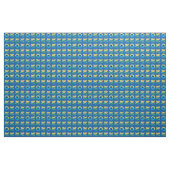 Tissu Motif Fleur de Cookie Monster (Fat Quarter)