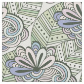 Tissu Motif Fleurs Abstraites (Fermer)