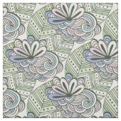 Tissu Motif Fleurs Abstraites (Échantillon)