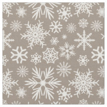 Motif flocons de neige hivernaux Mocha Chic Confor