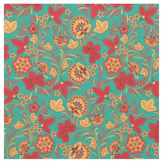 Tissu Motif floral 2 (Fermer)