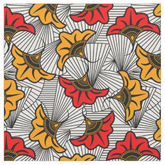 Tissu Motif Floral Ankara africain