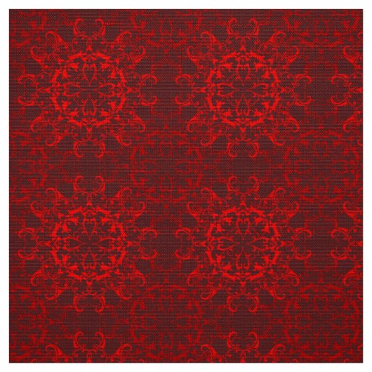 Tissu motif floral baroque (Échantillon)