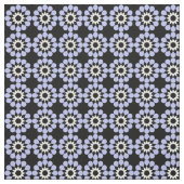 Tissu Motif Floral bleu clair (Échantillon)