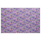 Tissu Motif floral d'iris pourpre (Fat Quarter)
