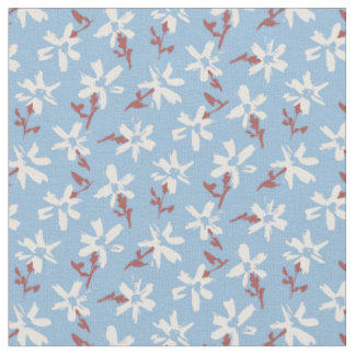 Tissu Motif floral rétro dans le style bohème.