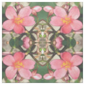 Tissu Motif floral rose (Échantillon)