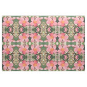 Tissu Motif floral rose (Fat Quarter)