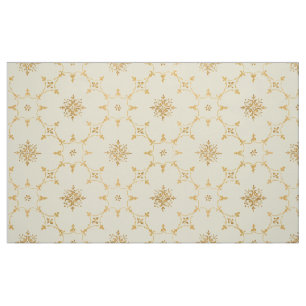 Tissu Motif Floral Vintage Avec Intérieurs à Fleuron