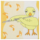 Tissu Motif Flute Chick (Fermer)