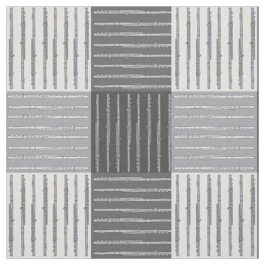 Tissu Motif Flute Crosshatch (Échantillon)