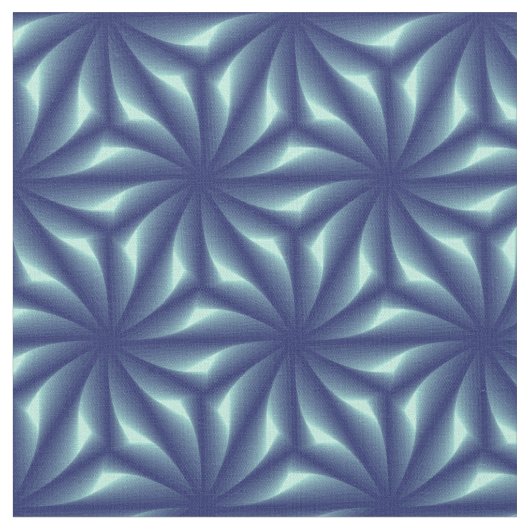 Tissu Motif Fractale Bleu marine (Fermer)