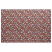 Tissu Motif frais de chat de hippie (Fat Quarter)