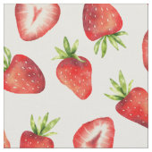 Tissu Motif fraise (Fermer)