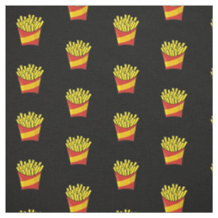 Tissu Motif français Fries