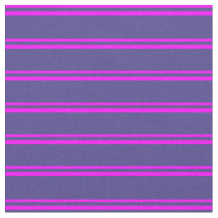 Tissu Motif Fuchsia & Dark Slate Blue Stripes/Lines