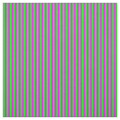 Tissu Motif Fuchsia & Lime Lines (Échantillon)