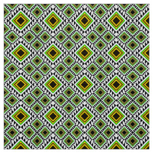 Tissu motif géométrique à impression africaine