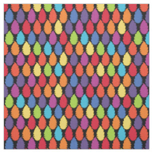 Tissu Motif géométrique arc-en-ciel