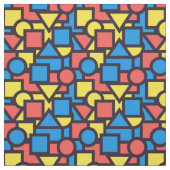 Tissu Motif géométrique coloré (Échantillon)