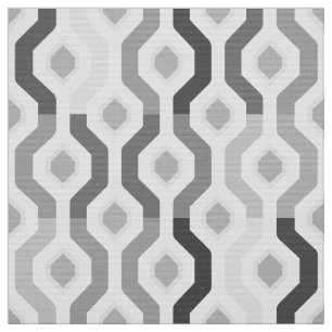 Tissu Motif géométrique de lien de mod de la moitié d
