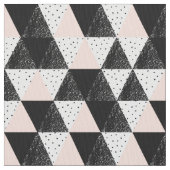 Tissu Motif géométrique de triangle tirée par la main (fermé)