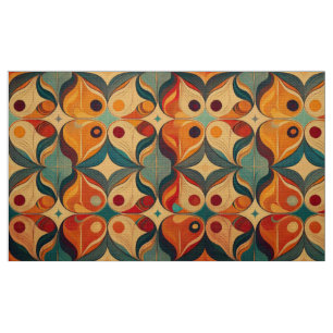 Tissu Motif géométrique des années 70 4
