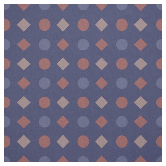 Tissu Motif géométrique Diamond-Dot classique - (Échantillon)