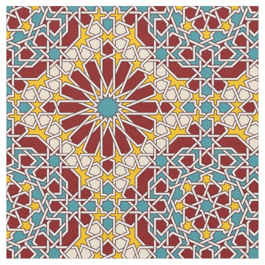 Tissu Motif géométrique islamique (Fermer)