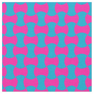 Tissu Motif géométrique islamique de magenta et de