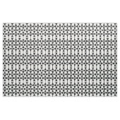Tissu Motif géométrique noir et blanc (Yard)