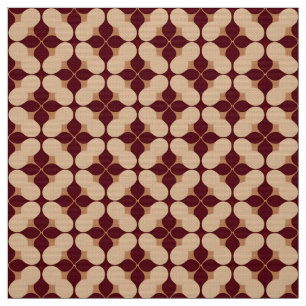 Tissu Motif géométrique rétro abstrait sans couture