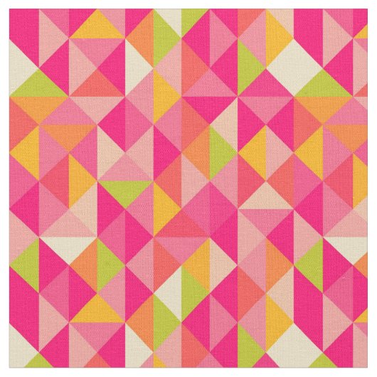 Tissu Motif géométrique triangles (Fermer)