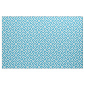 Tissu Motif géométrique turquoise blanc abstrait (Fat Quarter)