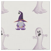 Tissu Motif Ghost Gnome d'Halloween (Fermer)
