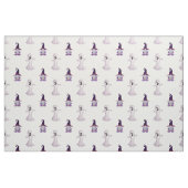 Tissu Motif Ghost Gnome d'Halloween (Fat Quarter)