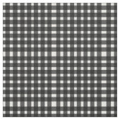 Tissu Motif Gingham Noir Blanc (Échantillon)