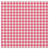 Tissu Motif Gingham Rouge et Blanc Classique Rustique (Fermer)