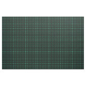 Tissu Motif Gingham Vert Noir  (Fat Quarter)