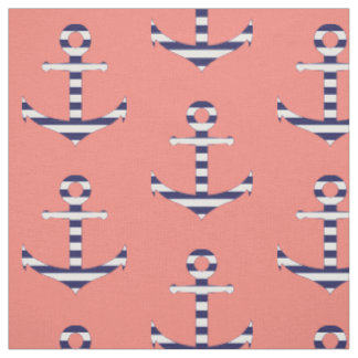 Tissu Motif Girly d'ancre